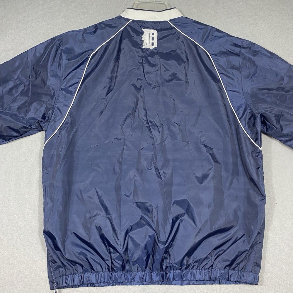 Detroit Tigers Large Mens Windbreaker Jacket Pullover MLB Genuine Merchandise - Picture 2 of 12